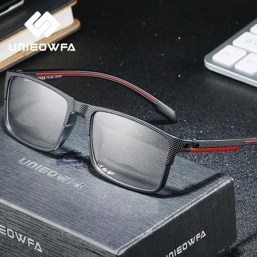 TR90 Frame Prescription Glasses Men Optical Frame Myopia Clear Transparent Eyeglasses Frame Korea Square Spectacles Frame Brand