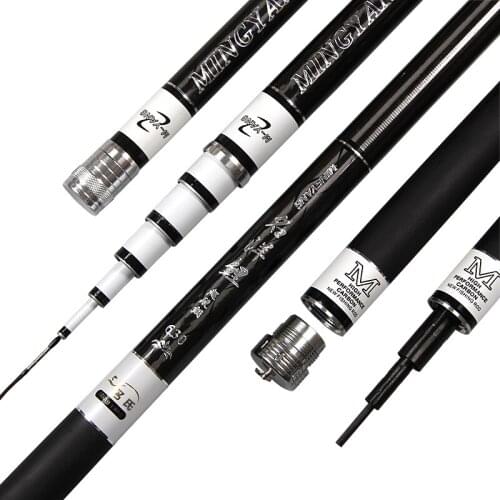 3.6m-7.2m Super Hard Carp Fishing Pole Carbon Taiwan Fishing Rod 19 Tone Lightweight Hand Olta Fishing Canne Peche Vara De Pesca