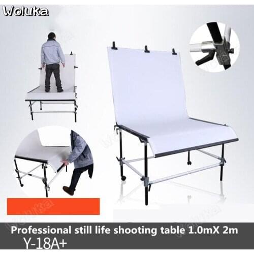 Y-18A + heavy photography camera stand 1.0mX 2m still life table, photo studio full aluminum connector CD50 T08