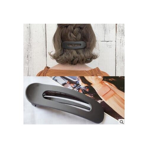 120pcs/lot DIY Simple Multi Acrylic Ellipse Hair Duck Clips Large Size Creative Hairpins Hair Styling Tools Accessories HA979