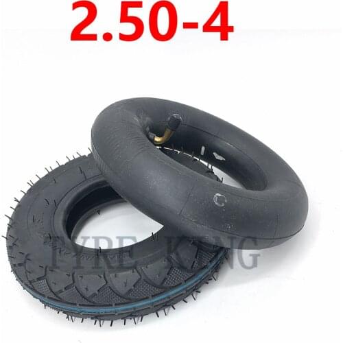 2.50-4 Inner Tube Outer Tire 2.80/ 2.50-4 Tube Tyre for Electric Gas Scooter Wheelchair Wheel Accessory