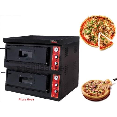 220v/3n-380v Electric Pizza Oven DR-2-4 High quality Commercial Pizza oven 2-layer pizza ovens Western kitchen roaster stove 1pc