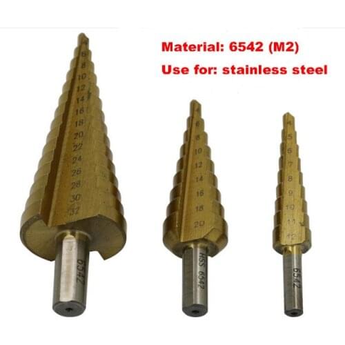 3 pcs stainless steel drill holes 6542 triangular shank drill ladder stairs drilled Reamer 4-32,4-20,4-12MM