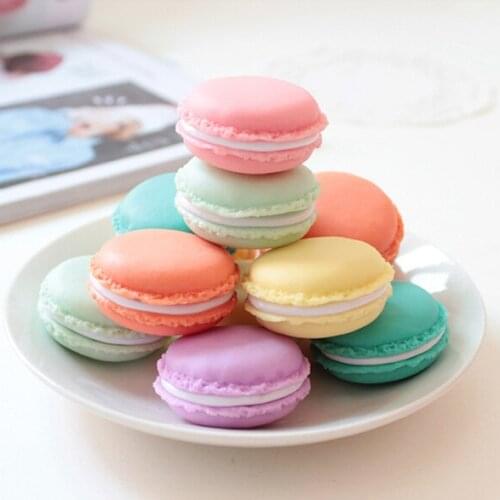 6 pcs/Lot Mini clips dispenser Macaron storage box Candy organizer for eraser zakka Gift Stationery Office school supplies
