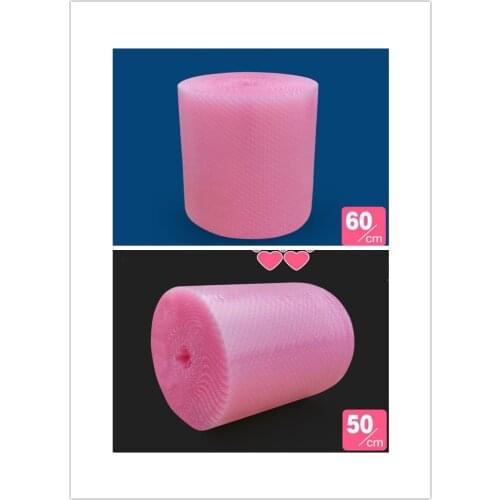 60cm/50cm wide 5M Long Air Cushion Film Air Bubble Roll Packaging Lovely Heart Shape Gift