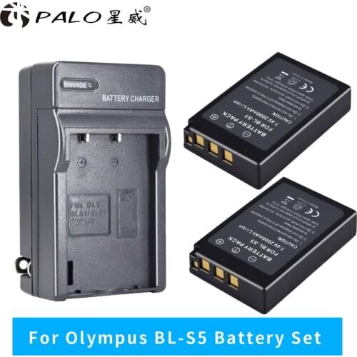 7.4v 2000mAh PS-BLS5 BLS-5 BLS5 BLS-50 BLS50 Battery for Olympus PEN E-PL2,E-PL5,E-PL6,E-PL7,E-PM2, OM-D E-M10, E-M10 II, Stylus