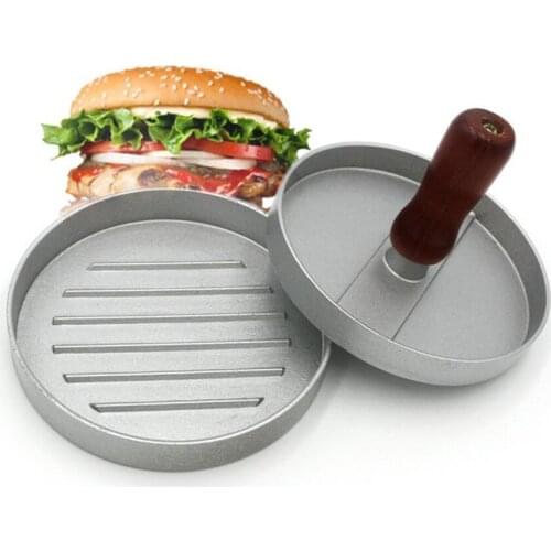 Stainless Steel Non-Stick Burger Maker Mold DIY Hamburger Pressure Making Machine Hamburger Meat Tool Kitchen DIY Mould