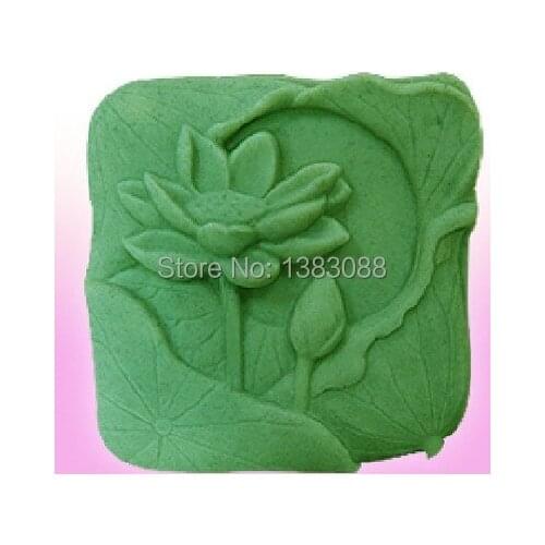 Lotus soap mould fondant cake chocolate mould for the kitchen baking FM322