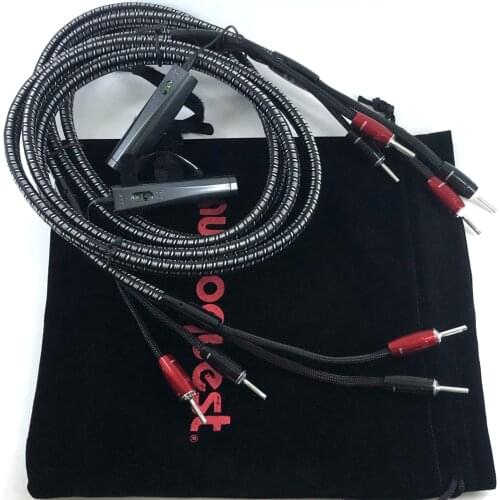 K2 Speaker Cable- Audiophile 72V Carbon DBS Series - 1000 Silver Banana or Spade Plug A Pair Bi Wire or Single Wire