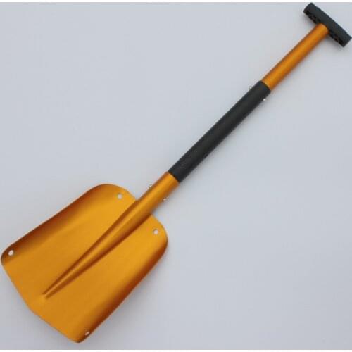 Aluminum Alloy Off-road Vehicle Small Shovel Outdoor Folding Shoveling Snow Spade Camping Travel Tools Self Defense Supplies