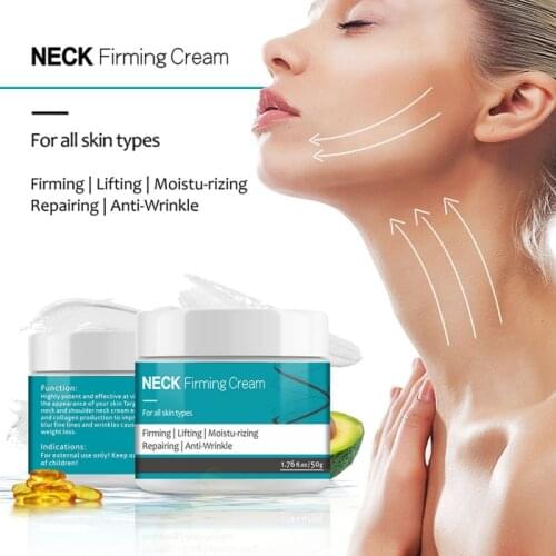Hot Sell Neck Cream Anti Wrinkle Anti Aging Neck Saggy Tightening & Reduce Double Chin Cream 60g New
