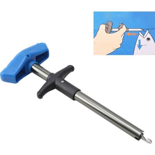 Easy Fish Hook Remove Aluminum Alloy Tube Hook Detacher Lightweight Fishing Lure Bite Remove Decoupling Device Fish Accessories