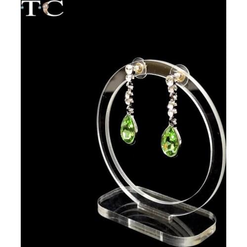 New Acrylic Fashion Jewelry Box and Packaging Organizer for Ear Studs Gift Clear Storage Display Holder