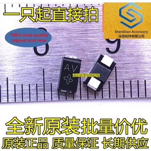 30pcs 100% orignal newSilkscreen AV SMAJ9.0A DO214-AC 40A 9V 400W SMA Unidirectional Transient TVS Diode in stock