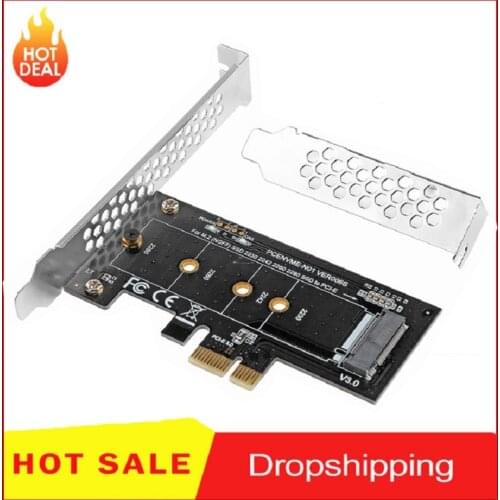PCI-E 3.0 x1 to M.2 NVMe M Key Slot Converter Adapter with Low profile bracket for Samsung PM961, 960EVO, SM961, PM951 M2 SSD