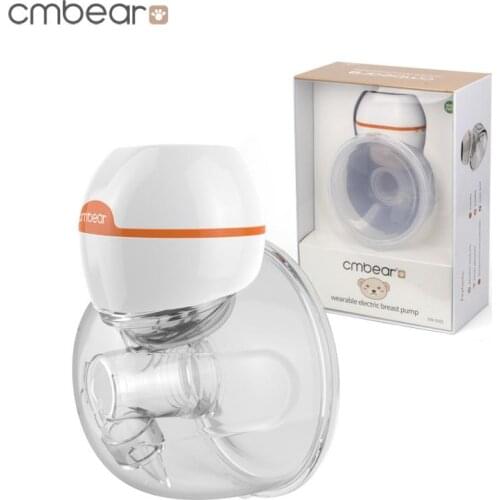 Wearable Breast Pump Electric Hands-free Portable Overflow-proof Ultra-quiet Painless Postnatal Supplies Manual Breast Pumps
