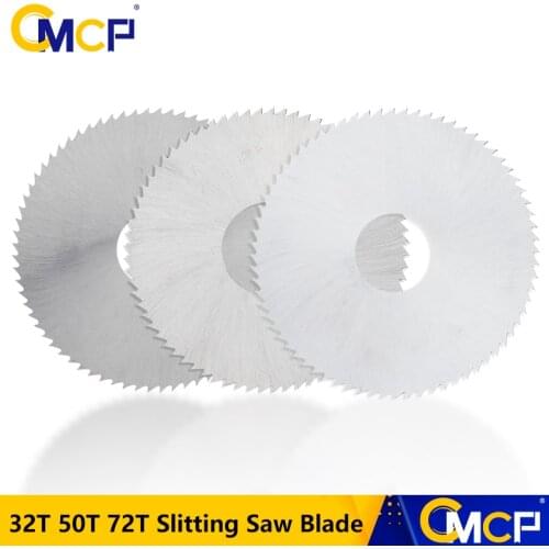 CMCP 60x16mm HSS Circular Saw Blade 32/50/72T Slitting Saw Blade 0.5/0.6/2.0/2.5/3.0/3.5mm Thickness Wood Metal Cutting Disc