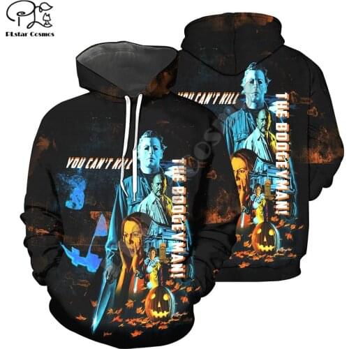 PLstar Cosmos Michael Myers Halloween 3D Printed Hoodies Sweatshirts Zip Hooded For Men And Women Casual Streetwear Style-M17
