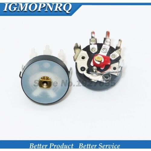 10pcs/Lot -Amplifier Potentiometer B50K Switch B503 RV12MM Straight-Angle-Radio