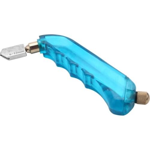 Professional heavy hand grip Oil Feeding Glass Cutter with Extra Replacement Head and Oil Container-2Mm-6Mm-12Mm/12Mm-20Mm