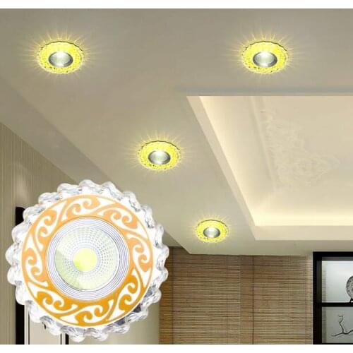 Bright LED Downlight 3w warm white/white white/RGB Round LED Ceiling Recessed Spot Light 220V- 240V