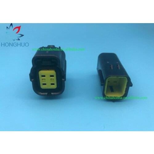 4 Pin Female Male Automotive Electrical Plug Waterproof Connector 174257-2 174259-2 For MAZDA 626 98-00 Oxygen Sensor