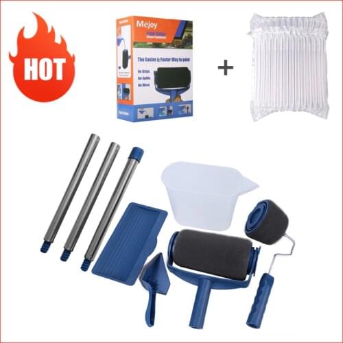 5/8pcs Seamless Color Box Packaging Wall Paint Runner Roller Painting Brush Tools Household Use Wall Decorative DIY Brushes Set