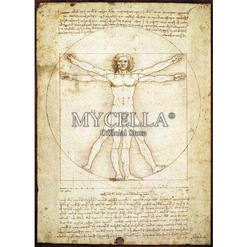 5d Diy Diamond Painting Da Vinci Vitruvian Man Cross Stitch Diamond Embroidery Fathers Day Full Mosaic Home Decor Arts & Crafts