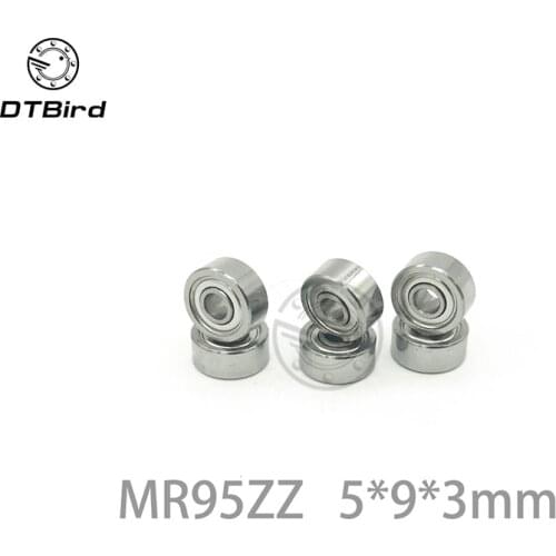 Free Shipping 20 PCS MR95ZZ Bearings 5x9x3 mm Miniature Ball Bearings L-950ZZ mr95z mr95 zz mr952z