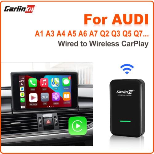 Carlinkit Wireless CarPlay Activator Plug And Play for Audi A3 A4 A5 A6 A7 A8 Original Car with CarPlay Wired to Wireless IOS 14