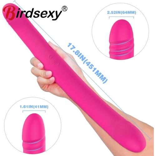 Strapless Strapon Dildo Vibrators for Women Couple Lesbian Telescopic Double Penetration Vibrator Strapon for Lesbian Erotic Toy