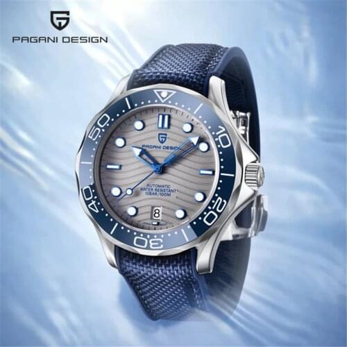 Pagani Design Luxury brand Mens Watches Mechanical Wristwatch Sapphire Glass Automatic Watches Waterproof Stainless Steel Clock