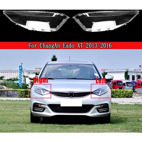 Car Headlight Shell Shade Transparent Cover Headlight Glass Headlamp Lens Cover For ChangAn Eado XT 2013-2016 Auto Lamp Case