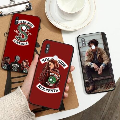 The South Side Riverdale pattern shell Phone Case For Xiaomi Redmi note 7 8 9 t k30 max3 9 s 10 pro lite