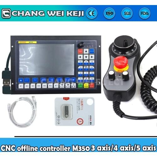 CNC offline controller M350 motion control system 3/4/5 axis 1MHz G code for engraving machine drilling and milling brand new
