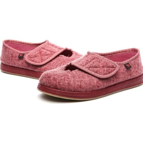 Womens Extra Wide Diabetic Shoes, Adjustable Closures Elderly Women Slippers Fit for Edema Orthopaedic Fasciitis diabetes