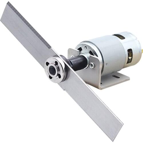 DC 12-24V 775 Motor With Lawn Mower Set Manganese Steel Blade & Mounting Bracket High Speed 775 DC Motor For DIY Garden Tool