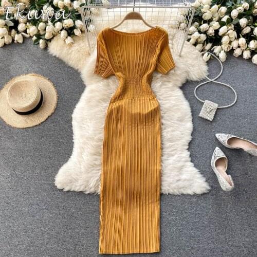 EKUWA Green Summer Dresses