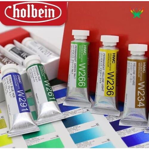 Holbein Specialist Watercolor Original 5ml carton with the most favorite watercolor pigment recommended by the Master of Art