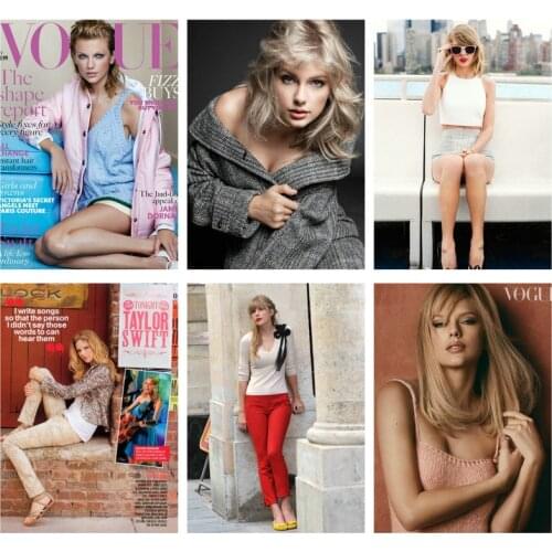 250GSM Paper Card Swift Taylor Super Star Female Beautiful Pretty Singer Taylor World Tour Live Reputation Stadium DIY Painted