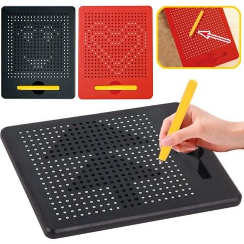 Magnetic Ball Sketch Pad Drawing Board With Pen Learning Drawing Tablet Montessori Educational Toys For Children Adult Notebook