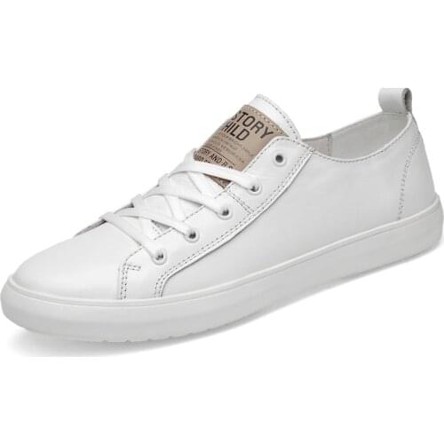 Mens Shoes Luxury Brand Sneakers Men Lace-up Casual Shoes Leather Loafers Fashion Shoes Men White Sneakers Flat Designer Shoes