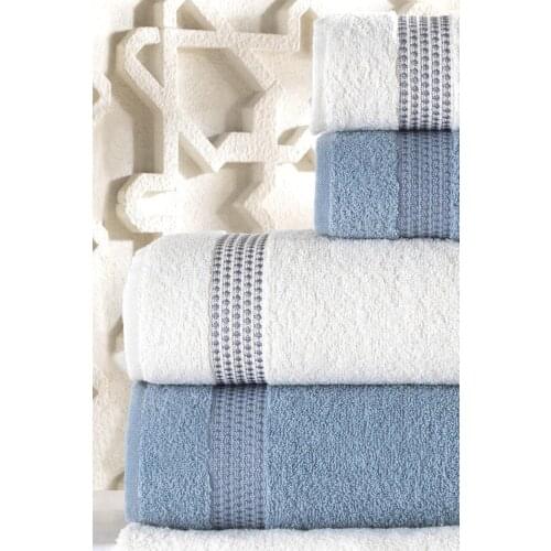 Phrygia Bathroom 100 Cotton 4 PCS Antibacterial Bath Towel Set MADE IN TURKEY