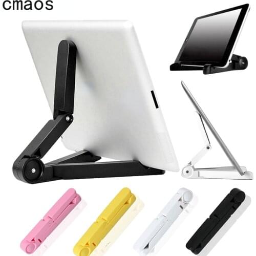 CMAOS Aieach Desktop Holder Tablet Stand For ipad 9.7 10.2 10.5 inch Rotation Aluminium Tablet Stand secure For Samsung Xiaomi