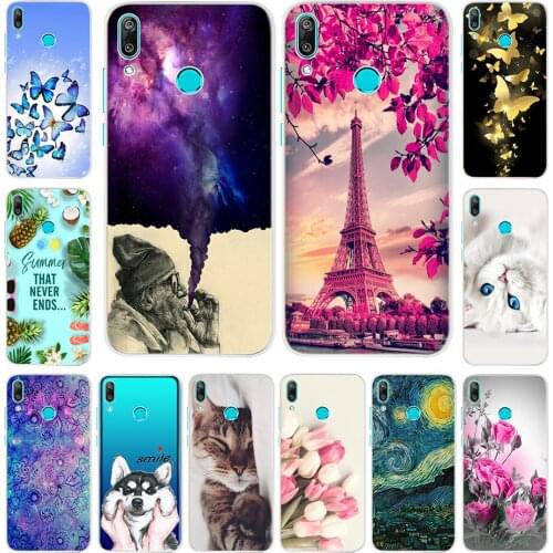 New For Huawei Y7 2019 Case Huawei Y7 Prime 2019 Cover Soft Silicone Cartoon Phone Case For Huawei Y7 Pro 2019 Back Cover 6.26"