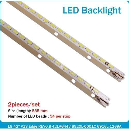 New kit )10PCS/Set 535MM 42 V13 6920L-0001C LED backlight strip for 6922L-0062A 6916L1166A LC420EUN SF F3 6916L1472A