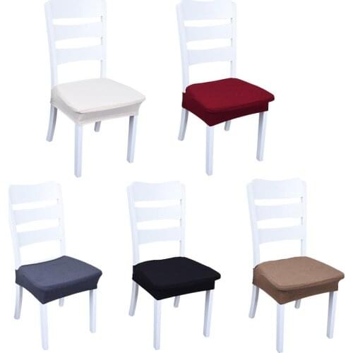 New Kitchen Stretch Dining Chair Cover Spandex Spandex Seat Protector Covers Elastic Seat Case Living Room Slipcover Drop Ship