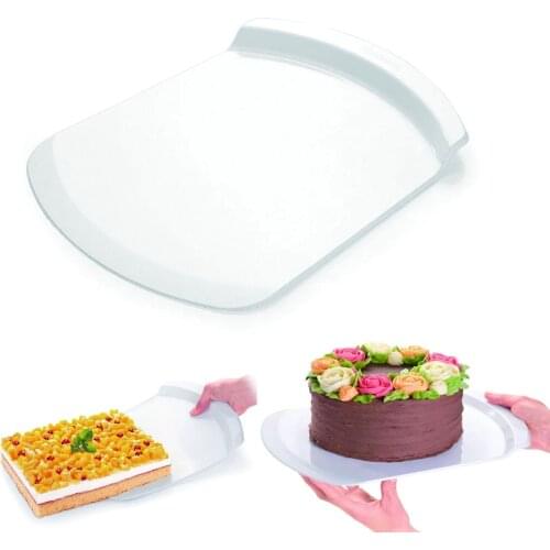 Cake transfer plate Plastic Transfer Cake Tray Baking Tools Moving Plate Cake Lifter Blade Shovels Bakeware Pastry Scraper