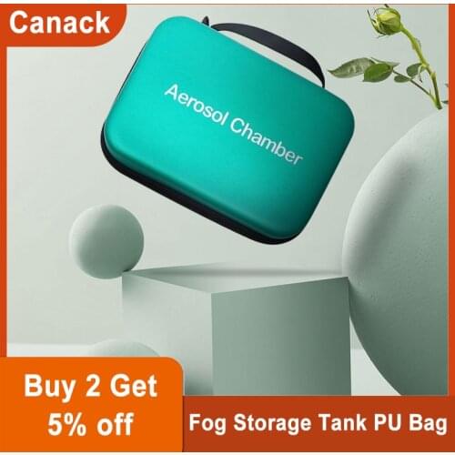 Portable Fog Storage Tank PU Bag Travel Asthma Inhaler Case Medicine BagOutdoor First Aid Kit Medicine Divider Storage Organizer