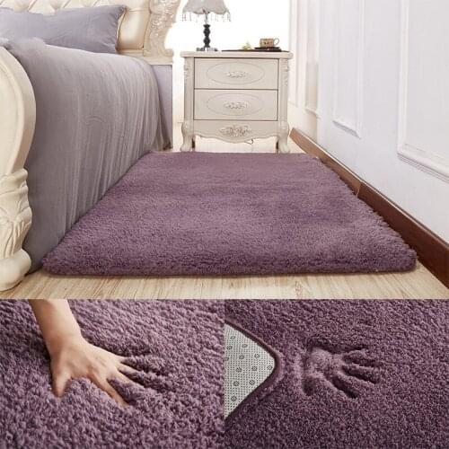 Simple Modern Thicken Lamb Velvet Rug Bedside Bedroom Soft Carpets For Living Room Decor Rugs Area Custom Home Carpet Large Can